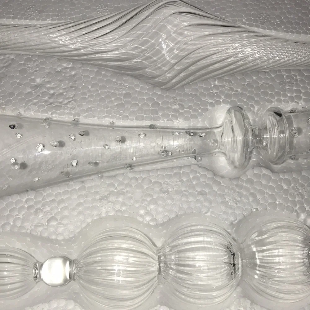 Rosalind Walshe for Gold Canyon Tall Glass Bud Vases Set